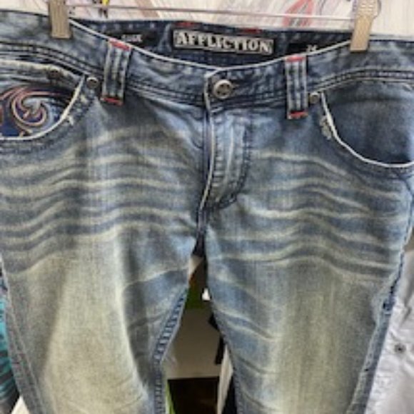 Men's Affliction Jeans, "Gage" Style, Waist size 33 and size 34 Available. - Picture 1 of 6